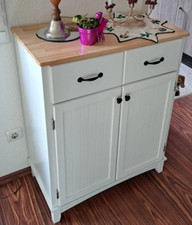 Rustic Side Cabinet Vintage Storage Cupboard Shabby Chic Sideboard Dresser Unit