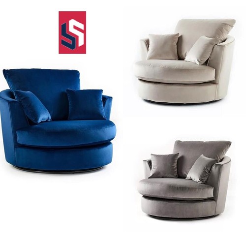 Velvet fabric sofa armchair - fabric,