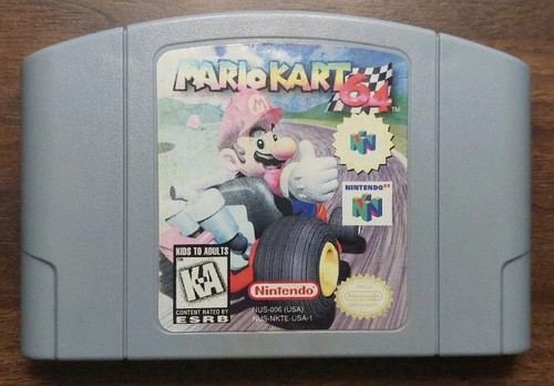 Mario kart cartridge - (n64),