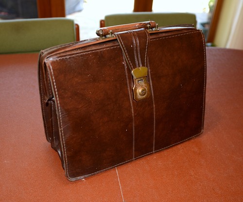 Vintage brown leather - vintage,