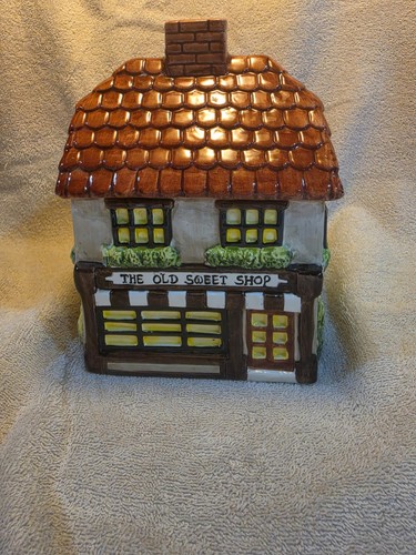 Vintage ceramic cookie jar - vintage,