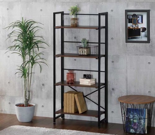 Tier bookcase display rack - 4-tier,