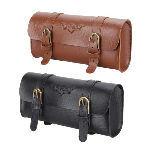 Leather retro bicycle - leather,