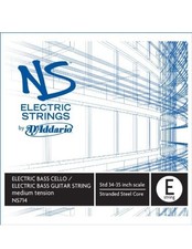 D'Addario NS Electric Bass/Cello Single E String, 4/4 Scale, Medium Tension