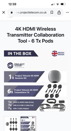 Hdmi wireless transmitter - 4k,