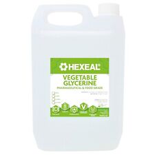 Hexeal VEGETABLE GLYCERINE | 5L | 100% Vegan & Natural | FCC Food Grade