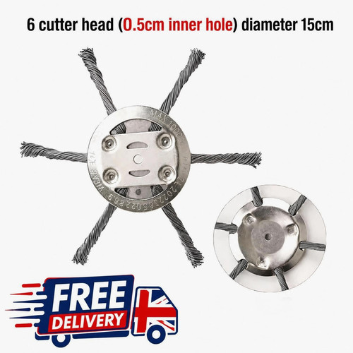 Grass strimmer head - 6", trimmer