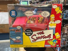 Talking Family Car (Vintage Simpsons, Playmates) SEALED
