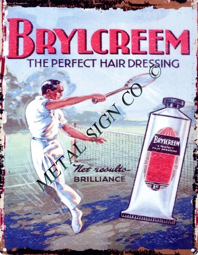 Small brylcreem tennis - brylcreem, metal