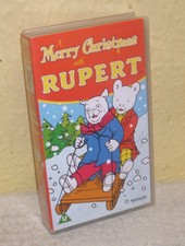 A Merry Christmas With Rupert Bear - VHS - children's animated