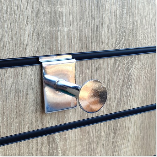 Slatwall faceout straight arm - slatwall,