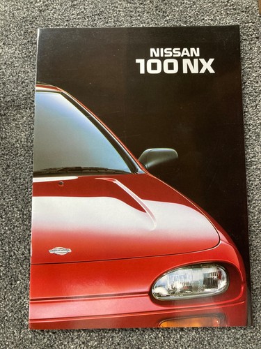 Nissan 100nx brochure - 100nx, brochure,