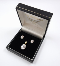 Diamonique 14K Gold Clear CZ