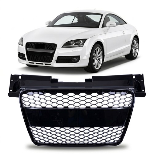 Front grille all gloss - front, black