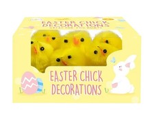 Easter Chick Decorations 4cm 6