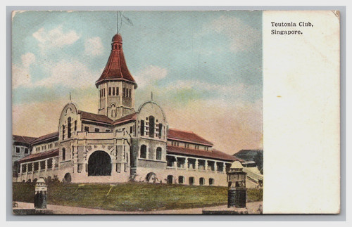 Postcard singapore teutonia - postcard,