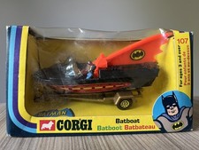 Corgi 107 -  Batman Batboat - Boxed Excellent condition. 