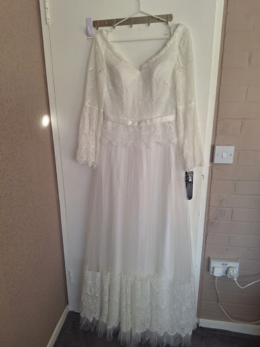 Boho rustic wedding dress - boho,,