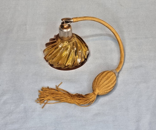 Vintage glass perfume atomizer - perfume,
