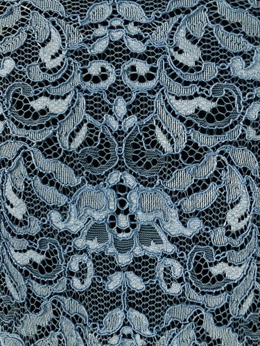 Air force blue floral - force, corded