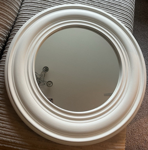 Cream circular wall - cream,