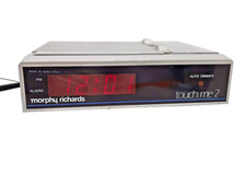 Morphy Richards CR359 Touch Me 2 Radio Alarm Clock Vintage