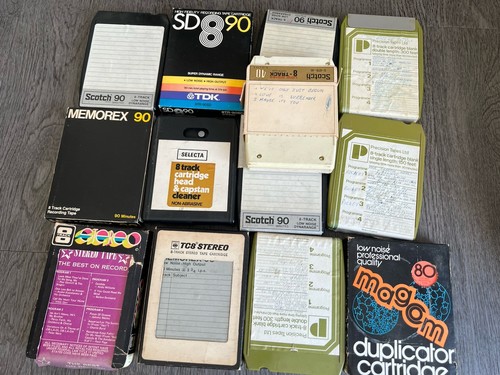 Blank track tape - blank, 8-track
