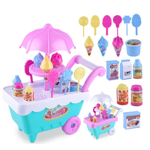 Kids pretend play toy shopping - kids,