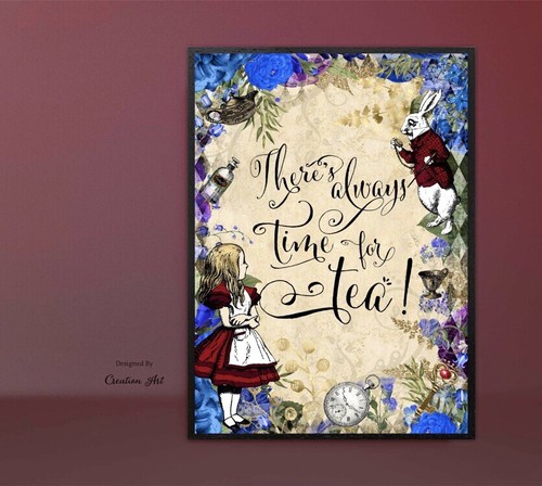 Alice wonderland wall art - wall,