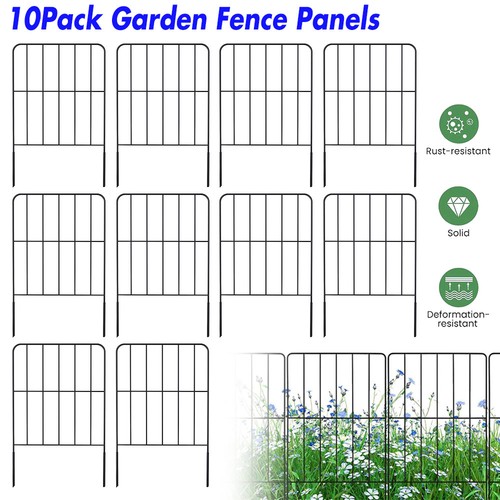 10x metal fence panels - metal,