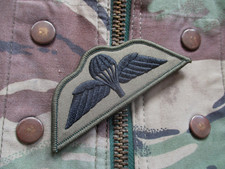 CURRENT BRITISH ARMY PARACHUTE REGIMENT AIRBORNE FORCES PARACHUTE WINGS subdued