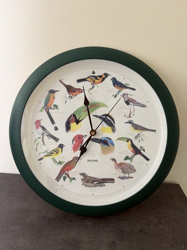 Wall clock with birds from - wall,