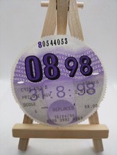 REPLACED Lorry Dodge HGV LVLO 1998 Original Old Road Car Tax Disc Discs Rare