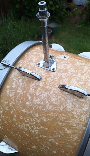 Vintage beverley bass drum - vintage,