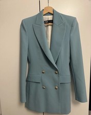 Zara Women's Sky Blue Color Blazer XS Size, New