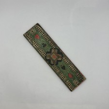 Vintage Wooden Cribbage Board
