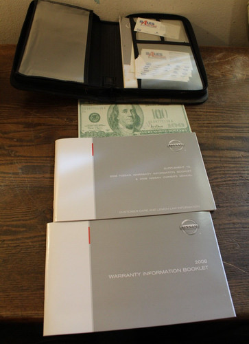 Owners manual and paperwork - and,