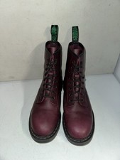 Solovair Purple Greasy Leather