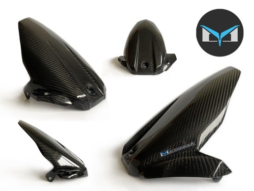 Carbon fibre hugger rear - fibre, hugger/rear