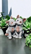Latex and Fibreglass Mould Twin Cats