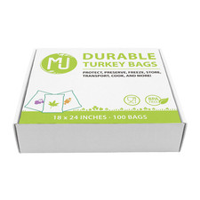 Oven Bags 1000 Pack for Turkey Herb Garden Smell 0.8MIL Proof All Purpose 18x24