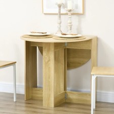 Oak brown folding dining - oak, table