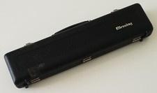 Blessing Flute Hard Case ~ Black Moulded Vinyl + Velvet Lining - Empty Case 21E-