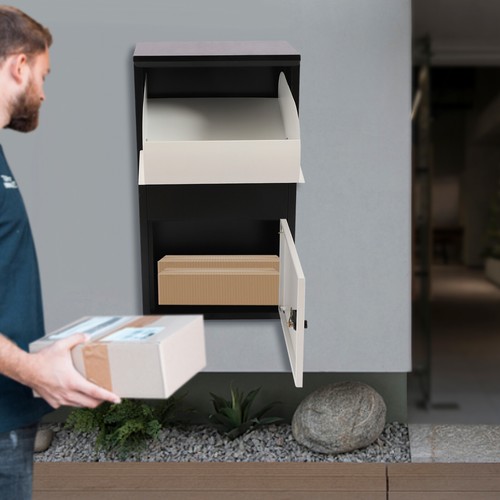 Parcel post drop - post, large