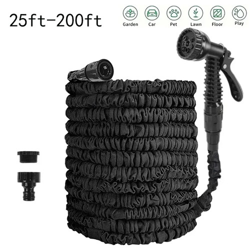 Expandable car wash hose - expandable,