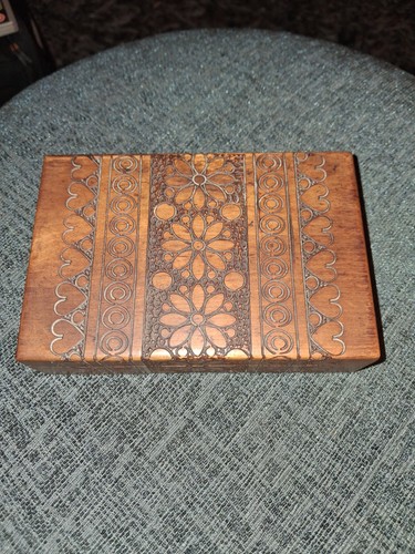 Lovely vintage wooden box - vintage,