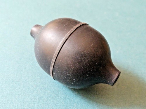 Black rubber pressure - pressure, bulb
