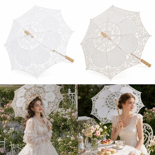 Embroidery lace parasol - embroidery,