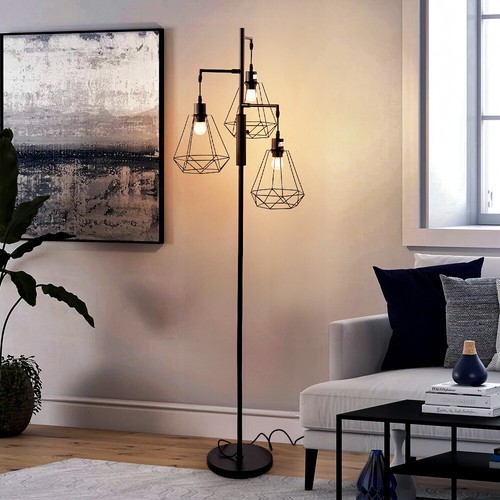 Industrial floor lamp - industrial, standing