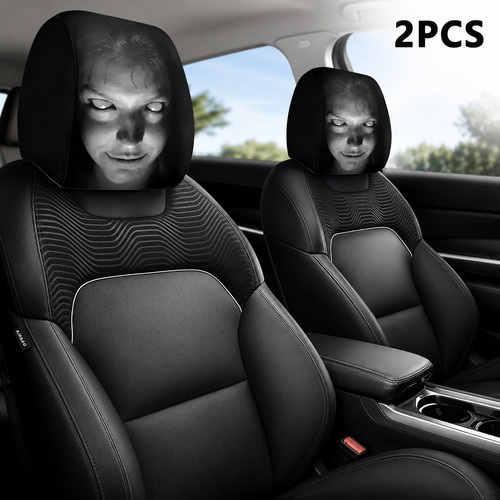 Ghost face headrest - face,